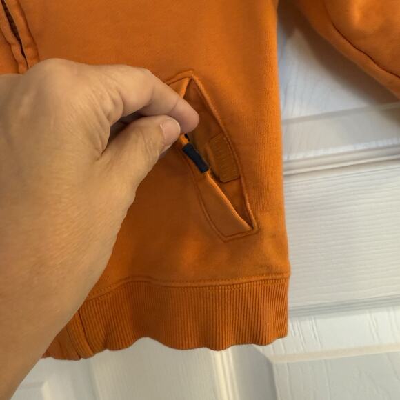 Janie And Jack Jacket Sz 18-24 Months Orange Full Zip Hoodie Play Condition - Picture 3 of 12